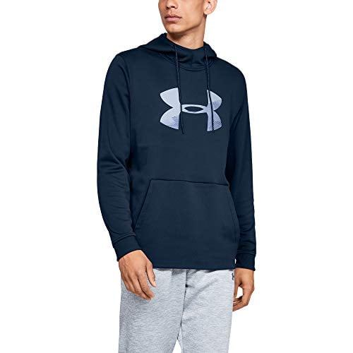 Under Armour Mens Armour Fleece Pullover Hoodie Big Logo Graphic